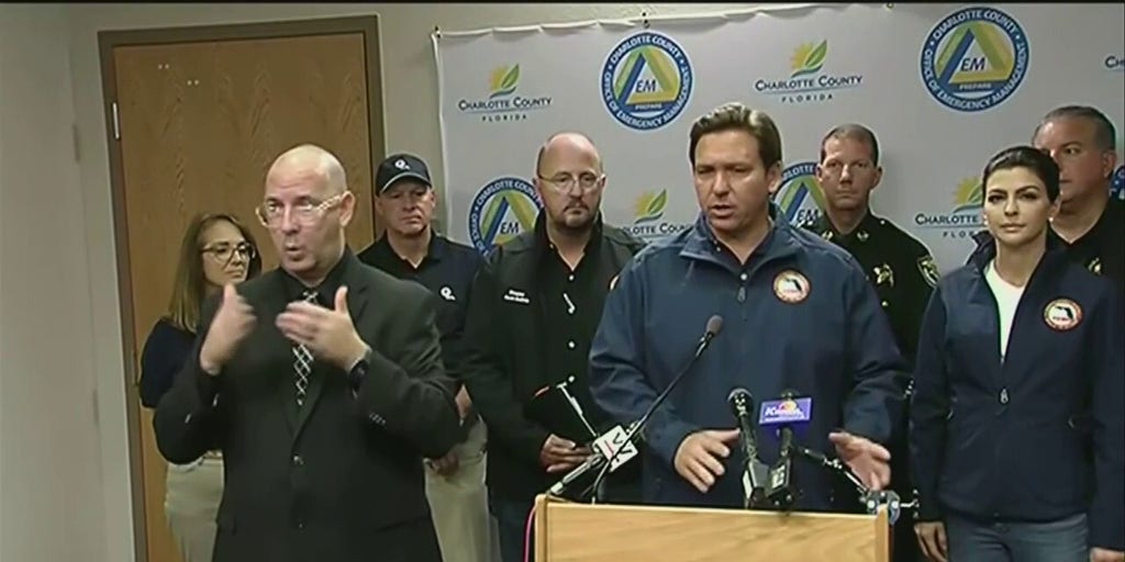 Florida Gov. Ron DeSantis Delivers Update On Hurricane Ian Relief | Fox ...