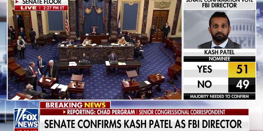 Senate confirms Kash Patel as FBI director