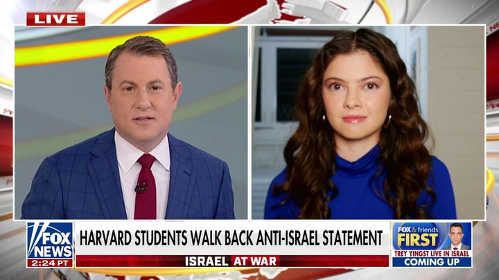 Harvard students walk back egregious anti-Israel statement 