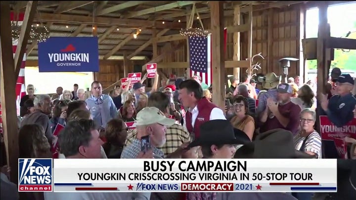 Polls show tightening Virginia gubernatorial race