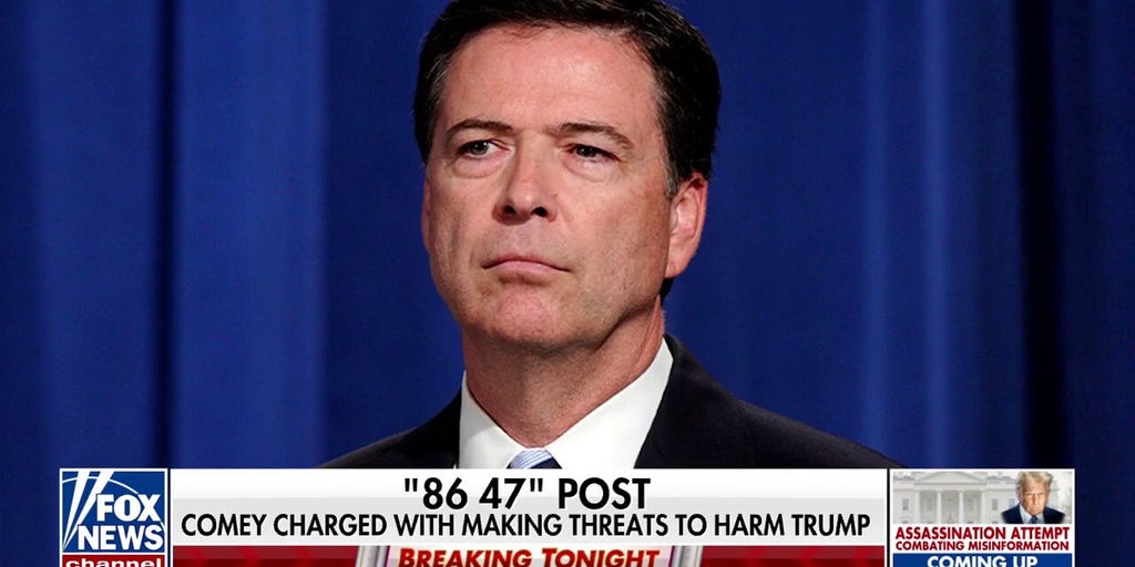 James Comey indicted over ‘86 47’ social media post, accused of threats against Trump