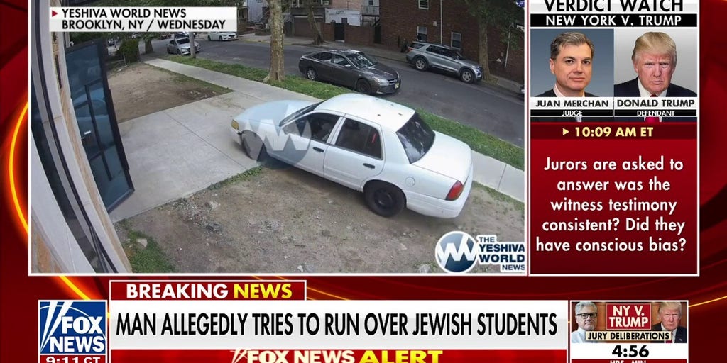 Man charged with hate crimes after trying to run over Jewish students