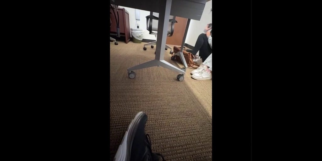 Florida State University students hide under desks during mass shooting