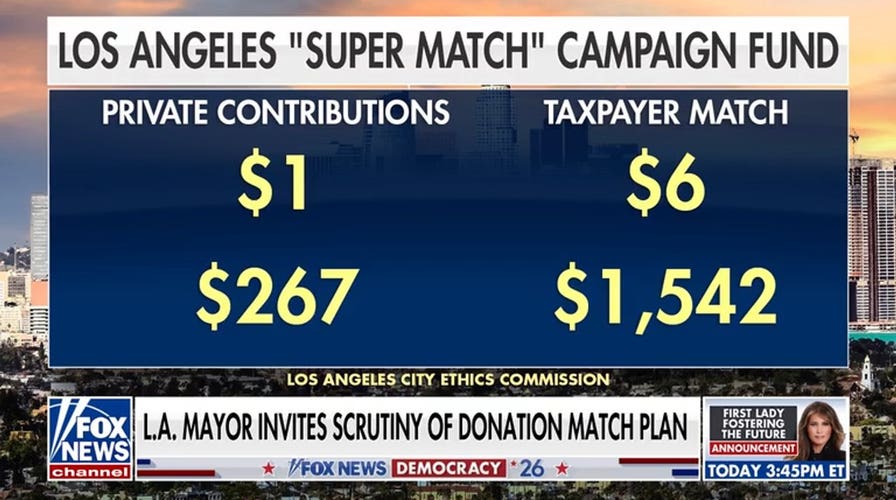 LA mayor invites scrutiny of questionable donation match plan