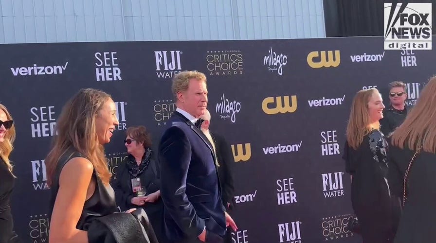 Will Ferrell jokes about his 2024 Critics Choice Awards red carpet look