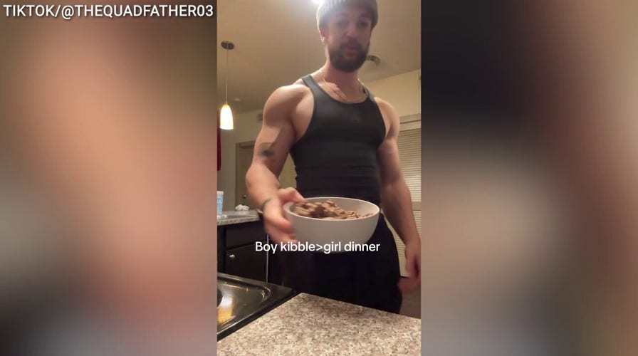 Young bodybuilder shares why he eats viral 'boy kibble' meal