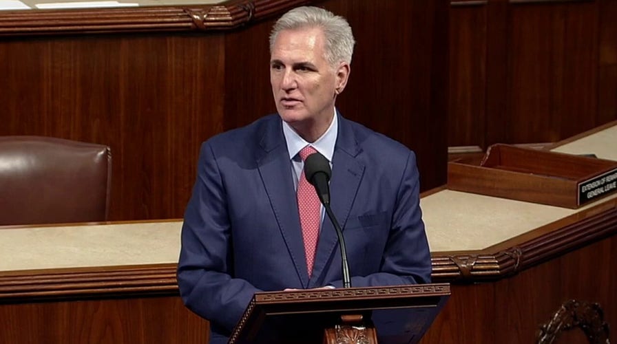 Kevin McCarthy gives farewell speech to Congress