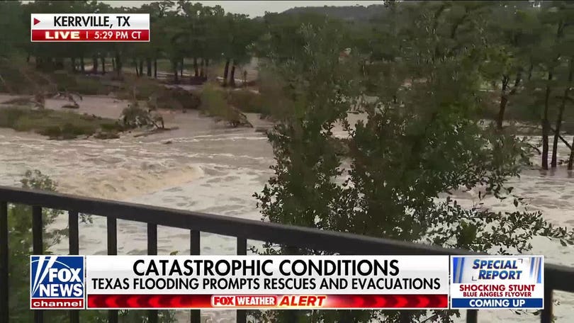 Catastrophic Texas flooding prompts rescues, evacuations