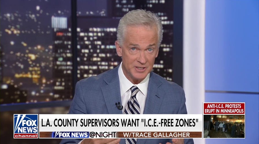 Trace Gallagher: The violence is not coming from ICE...