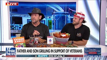 Father and son BBQ duo raising donations for veterans
