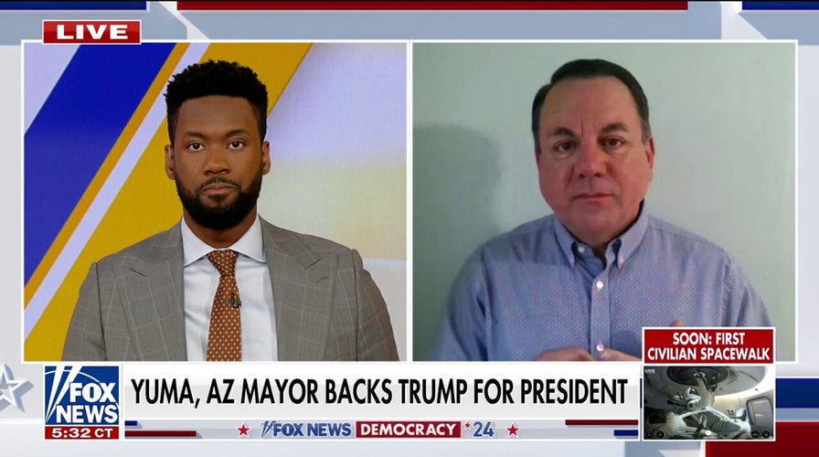 Arizona border town mayor backing Trump for president