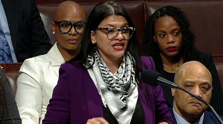 Rashida Tlaib speaks out on House floor as lawmakers move to censure her