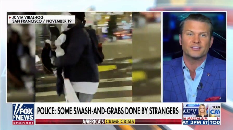 Police report smash-and-grab was organized on social media