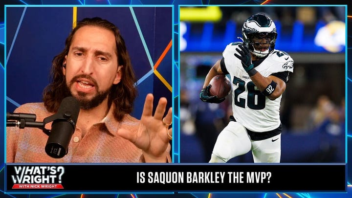 Eagles are Nick's NFC pick to be in the Super Bowl; Is Saquon Barkley the MVP? | 'What’s Wright?'