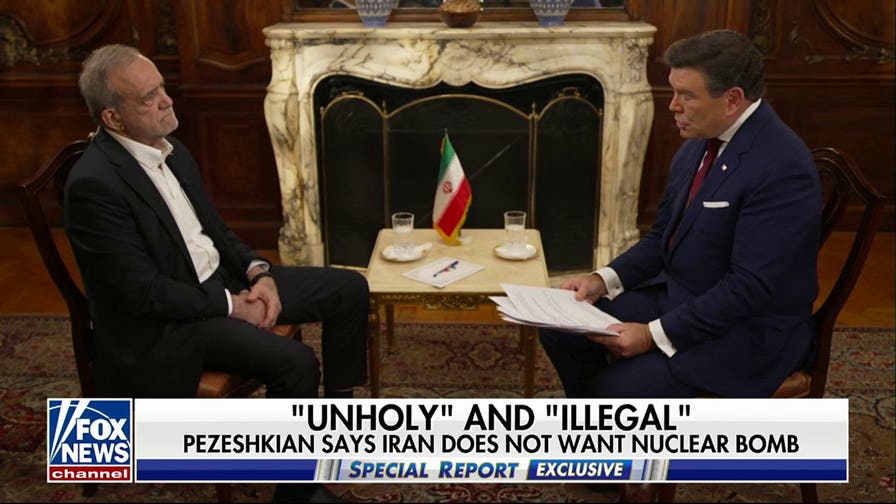 Iranian president insists Iran does not want a nuclear bomb
