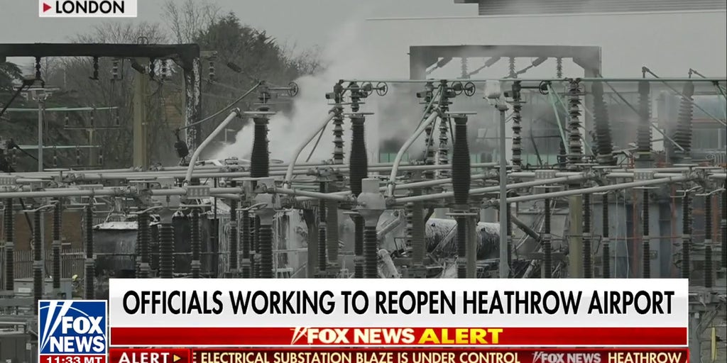 More than 1,300 flights cancelled at London's Heathrow Airport due to nearby fire
