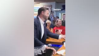WATCH: Vance steps behind bar to serve customers in Ohio