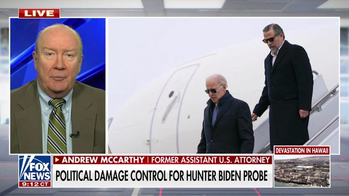 Andy McCarthy: DOJ’s handling of Hunter Biden case is ‘laughable’