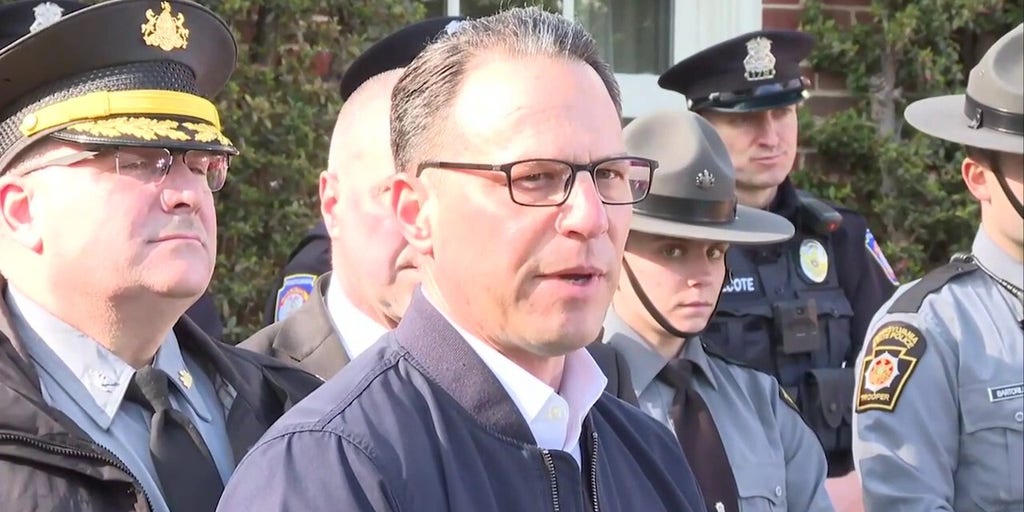 Josh Shapiro chokes up while delivering post-arson press conference