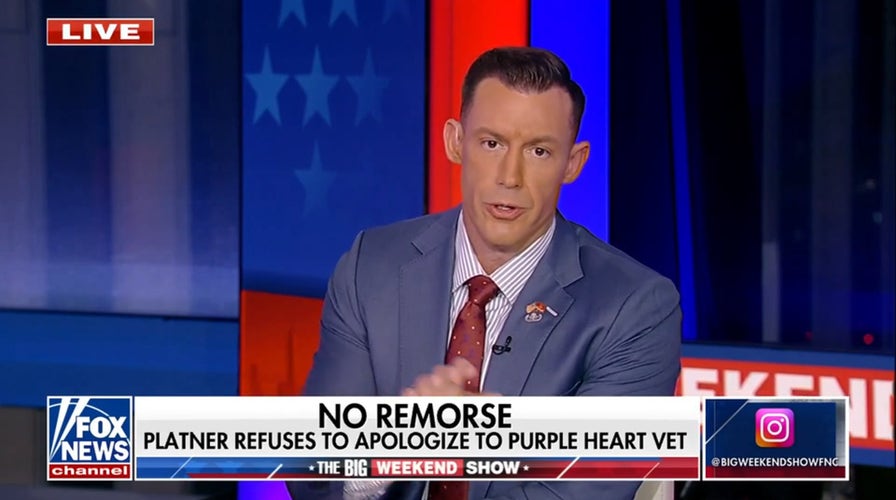Joey Jones calls out Dem candidate Platner for 'hiding behind the Purple Hearts' of fellow vets