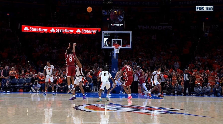 Nijel Pack knocks down   3  arsenic  clip  expires, extending Oklahoma's pb  implicit    Oklahoma State