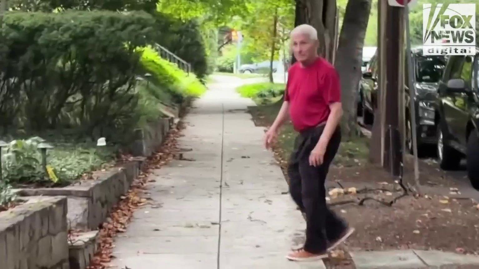 SEE IT: Fauci confronted outside his home over Senate hearing and COVID decisions