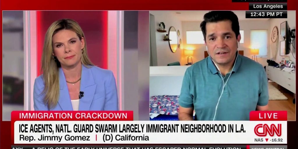 Rep. Jimmy Gomez claims ICE agents going after 'anybody' who's 'Brown'