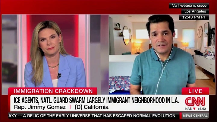 Rep. Jimmy Gomez claims ICE agents going after anybody who's Brown