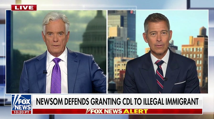 Duffy decries Newsom after deadly California crash involving illegal immigrant