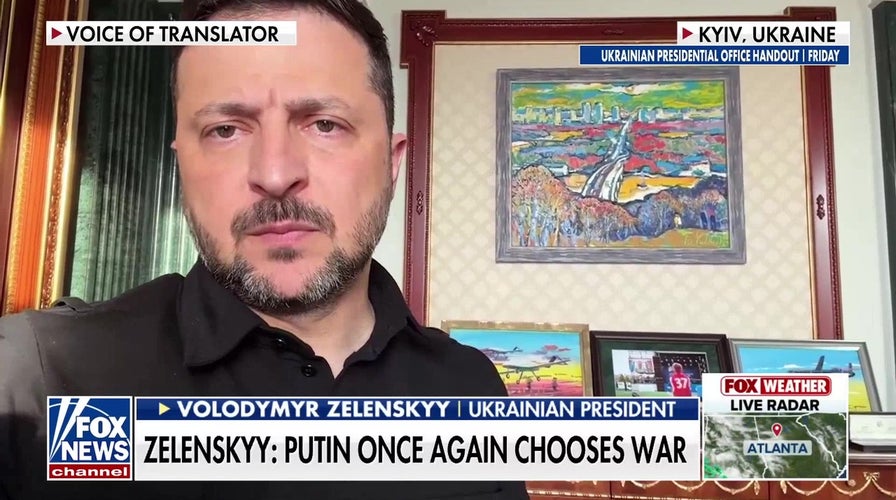 Putin says there is ‘no point’ in meeting Zelenskyy