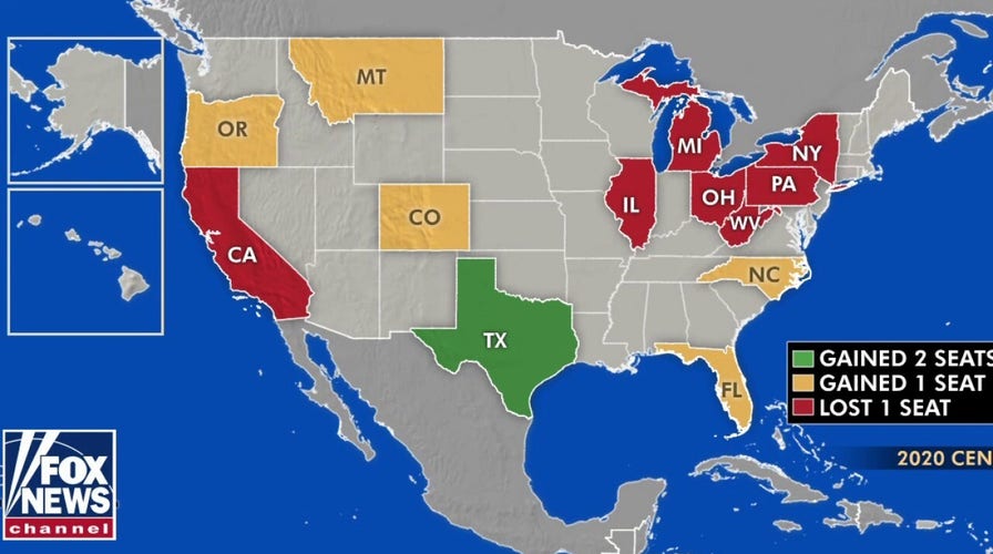 Northeast states, California, to lose congressional seats to Florida, Texas, Montana