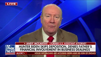 Hunter Biden has 'plenty of other problems to worry about': Andy McCarthy