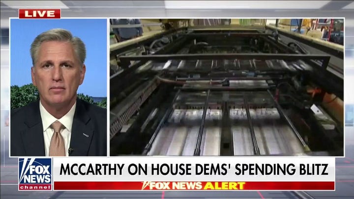 McCarthy: House Dems' spending blitz 'will transform government as we know it' 