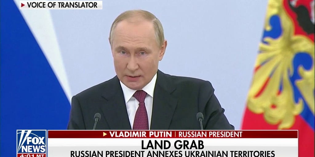 Putin annexes occupied Ukraine territory