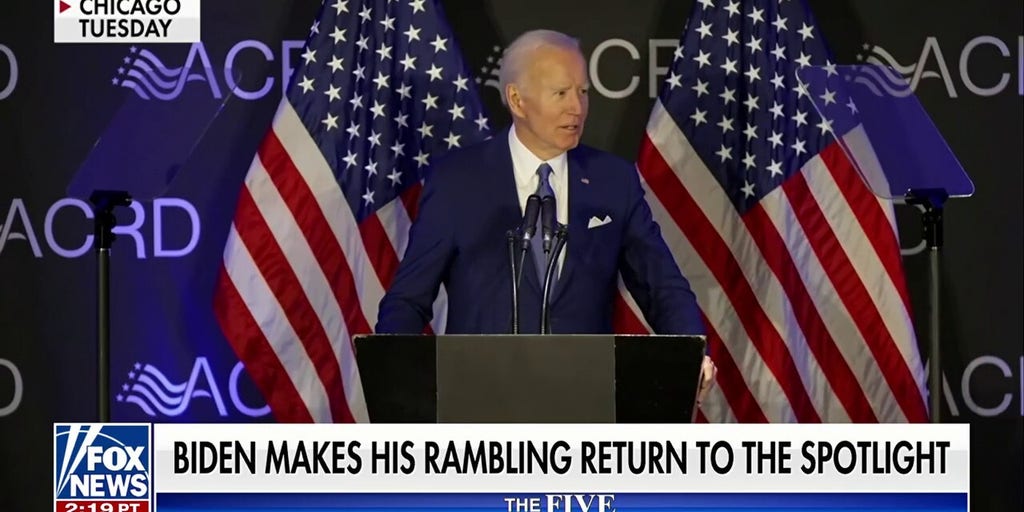 'RUN OUT OF LEADERSHIP': 'The Five' dissects Biden's controversial speech