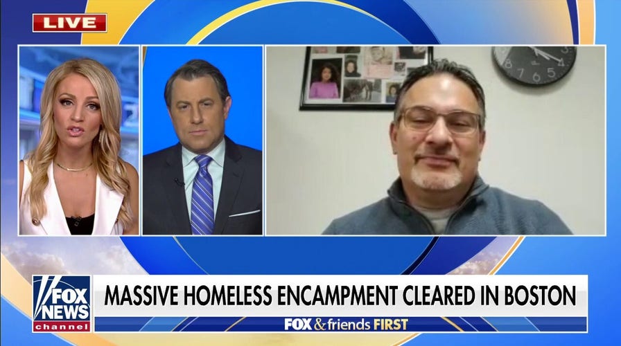 Large homeless encampment cleared in Boston's 'Methadone Mile'