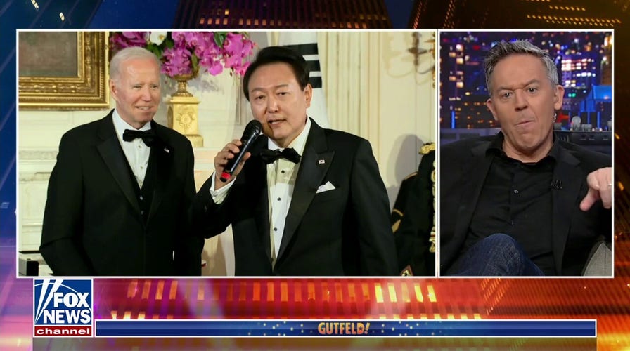 Gutfeld: One president thinks he's sly while another sings American Pie
