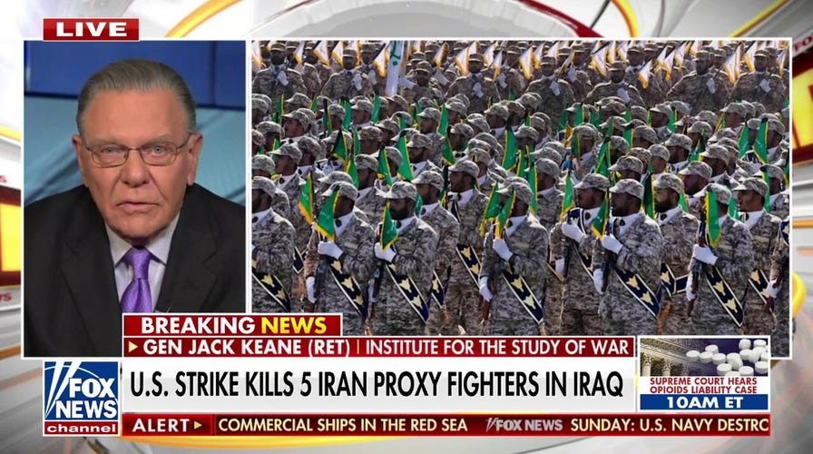 US strike kills 5 Iran proxy fighters in Iraq