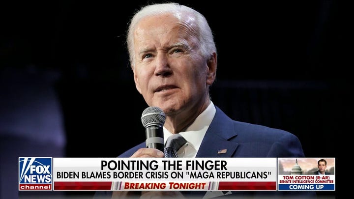 Biden goes after Republicans over border crisis