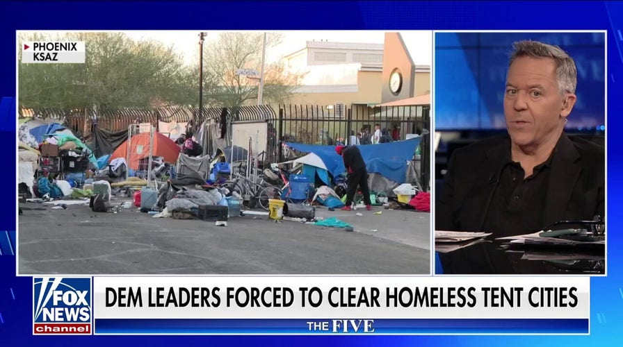 Dem city cracks down on homeless encampment