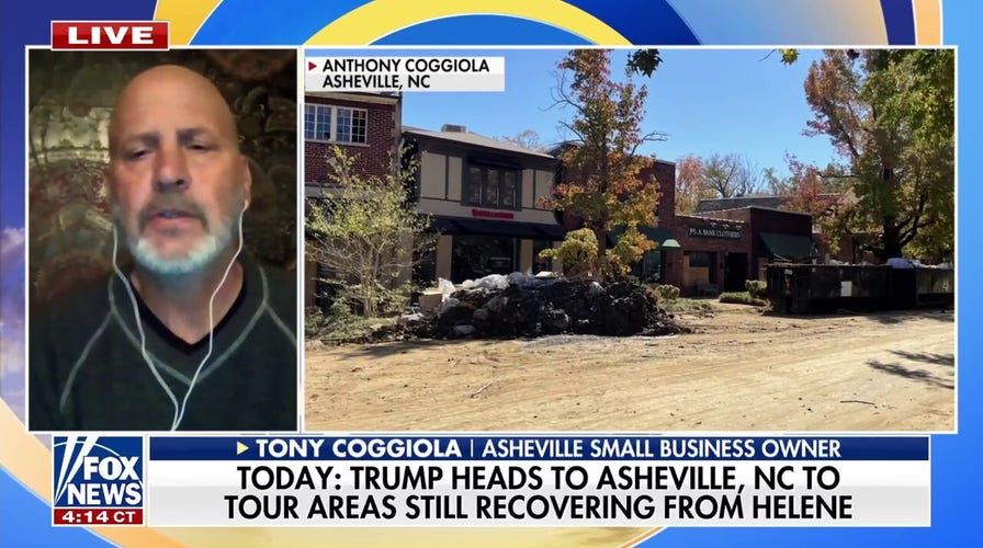 Trump travels to North Carolina to tour Helene damage as residents continue to battle storm's aftermath