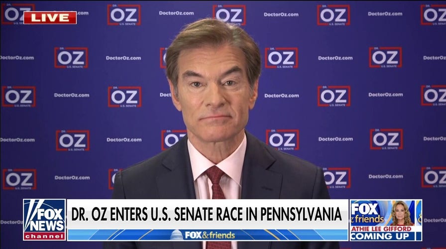 Dr. Oz on Pennsylvania Senate bid: 'We're in a great crisis'