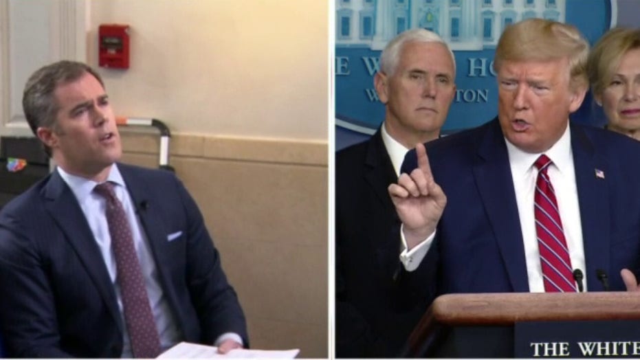 Trump Spars With Reporters During Fiery Coronavirus Briefing Fox News