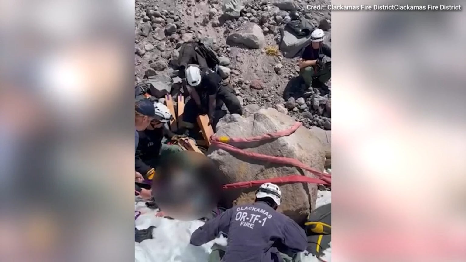 Climber rescued after being pinned under 16K-pound boulder