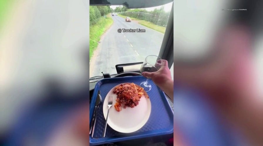 Trucker cooks up lasagna on his dashboard: 'It turned out OK'