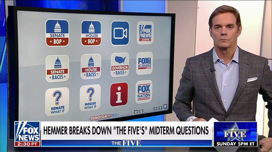 Bill Hemmer breaks down 'The Five's' key midterm questions