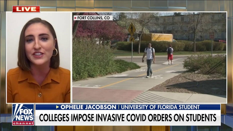Florida student torches colleges' 'draconian' COVID policies, warns 'surveillance state is taking root'