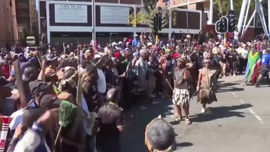 South Africans take to the streets in violent anti-migrant protests