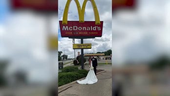 Newlyweds celebrate marriage with McDonald's buffet, delighting guests