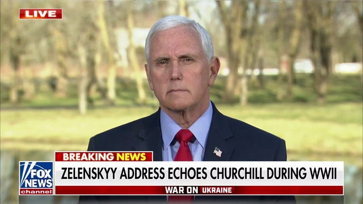 Mike Pence: The world has been inspired by President Zelenskyy